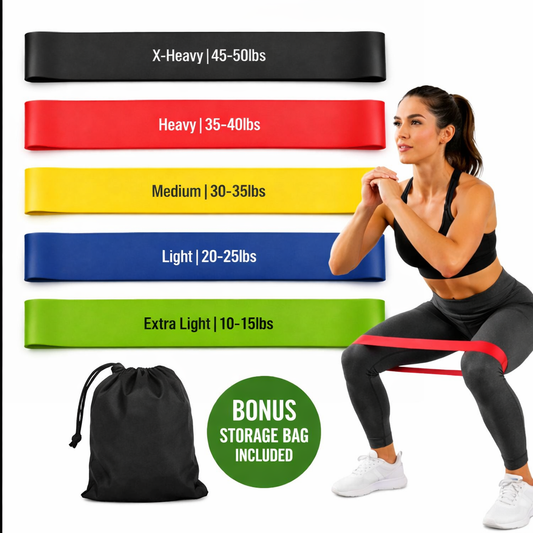 Resistance Bands, Exercise Bands Resistance Bands Set with 5 Resistance Levels