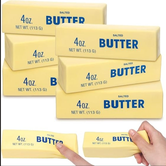 Butter Stick Squishy Fidget Toy Soft 4oz Butter TikTok viral trending