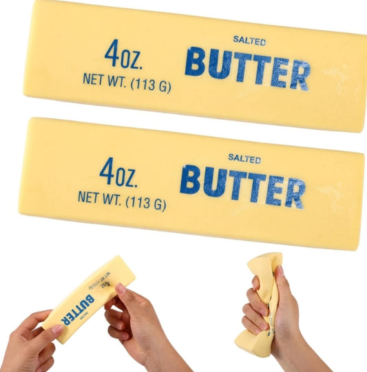 Butter Stick Squishy Fidget Toy Soft 4oz Butter TikTok viral trending