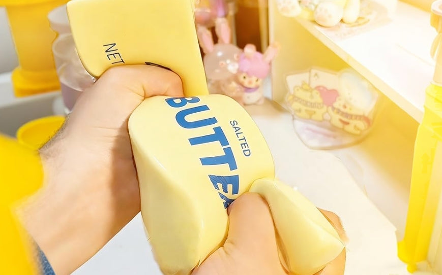 Butter Stick Squishy Fidget Toy Soft 4oz Butter TikTok viral trending