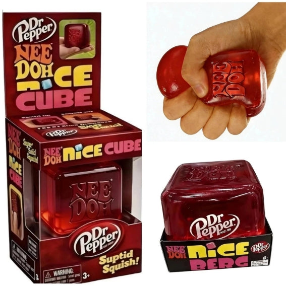 Dr Pepper Nice Cube limited edition squishy fidget cube