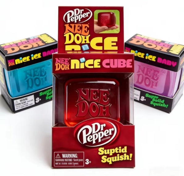Dr Pepper Nice Cube limited edition squishy fidget cube
