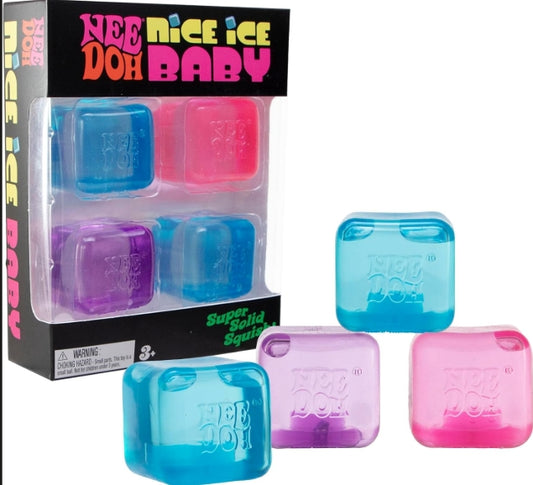 Nice Cube 4 Piece Mini squishy slow rising set - Super Solid Squish