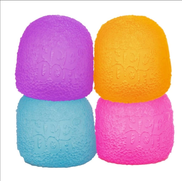 Gumdrop Stress Relief Toy Sensory Fidget Textured Gum Drop Solid Squish Gel